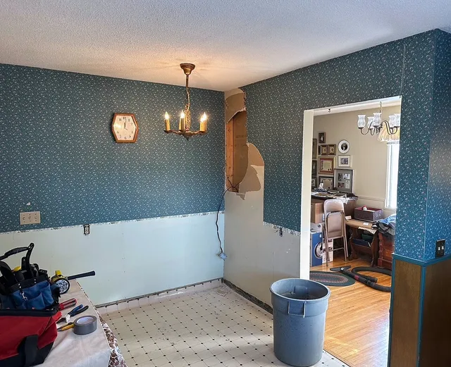Original Dalhousie dining area before the kitchen renovation