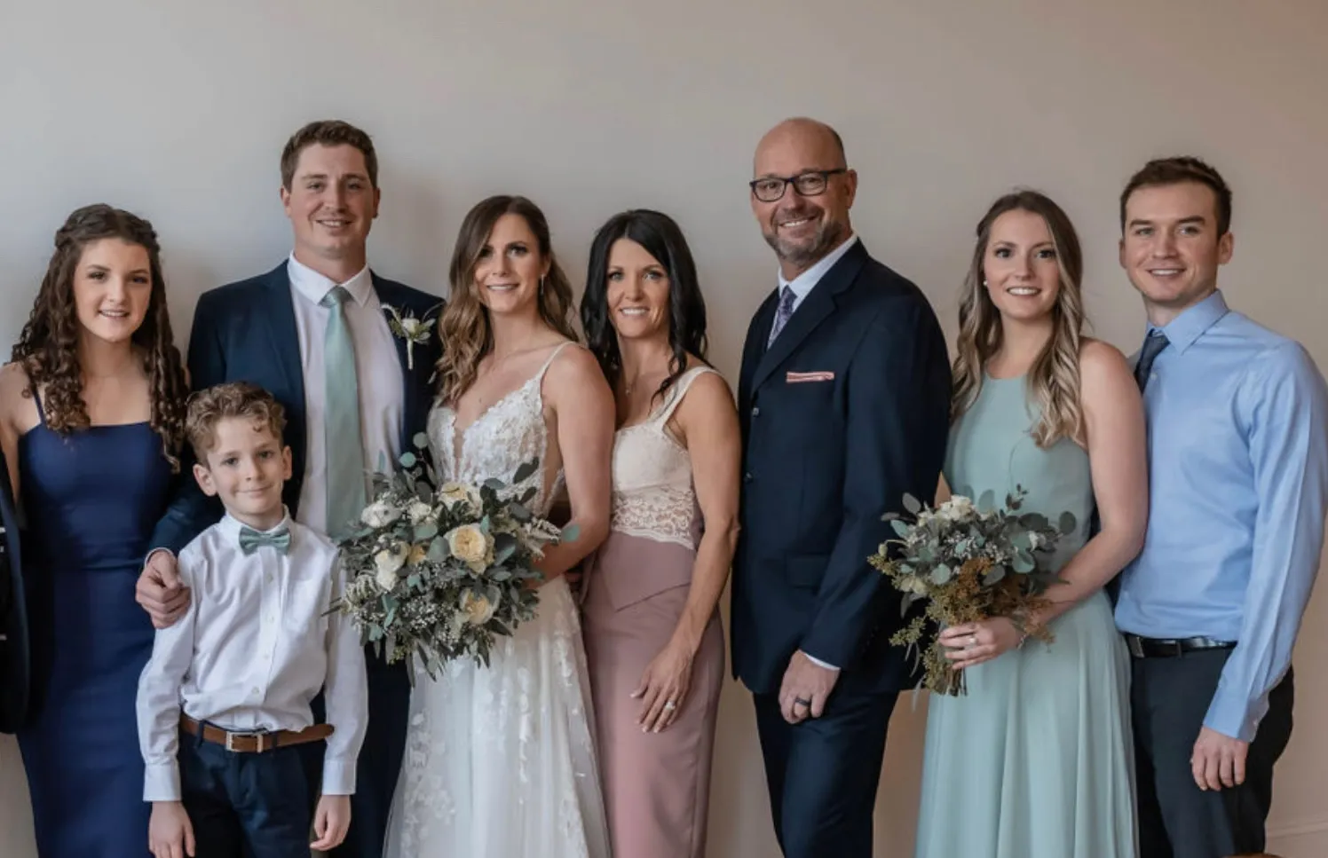 Dion Schultz with his family